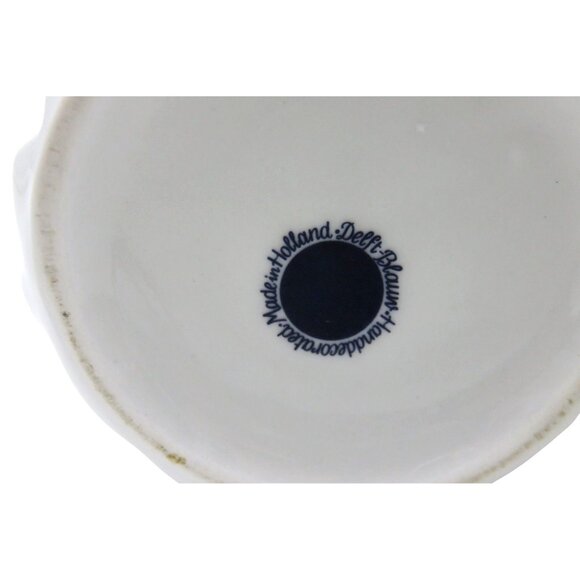 DELFT BLUE Dutch Windmill Vase Set Holland Vintage 9" - Picture 9 of 9